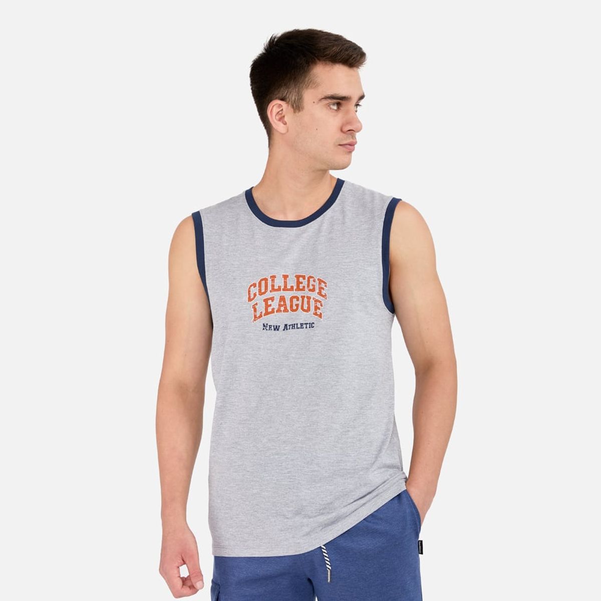 NEW ATHLETIC - Bvd New Athletic Arturo Gris Con Azul Hombre