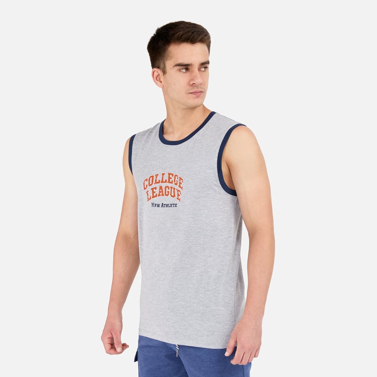 NEW ATHLETIC - Bvd New Athletic Arturo Gris Con Azul Hombre