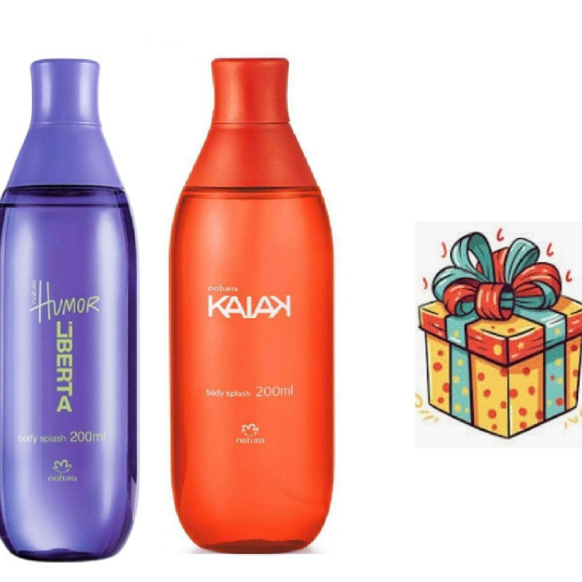 NATURA - Body splash humor liberta y kaiak 200ml Natura + regalo