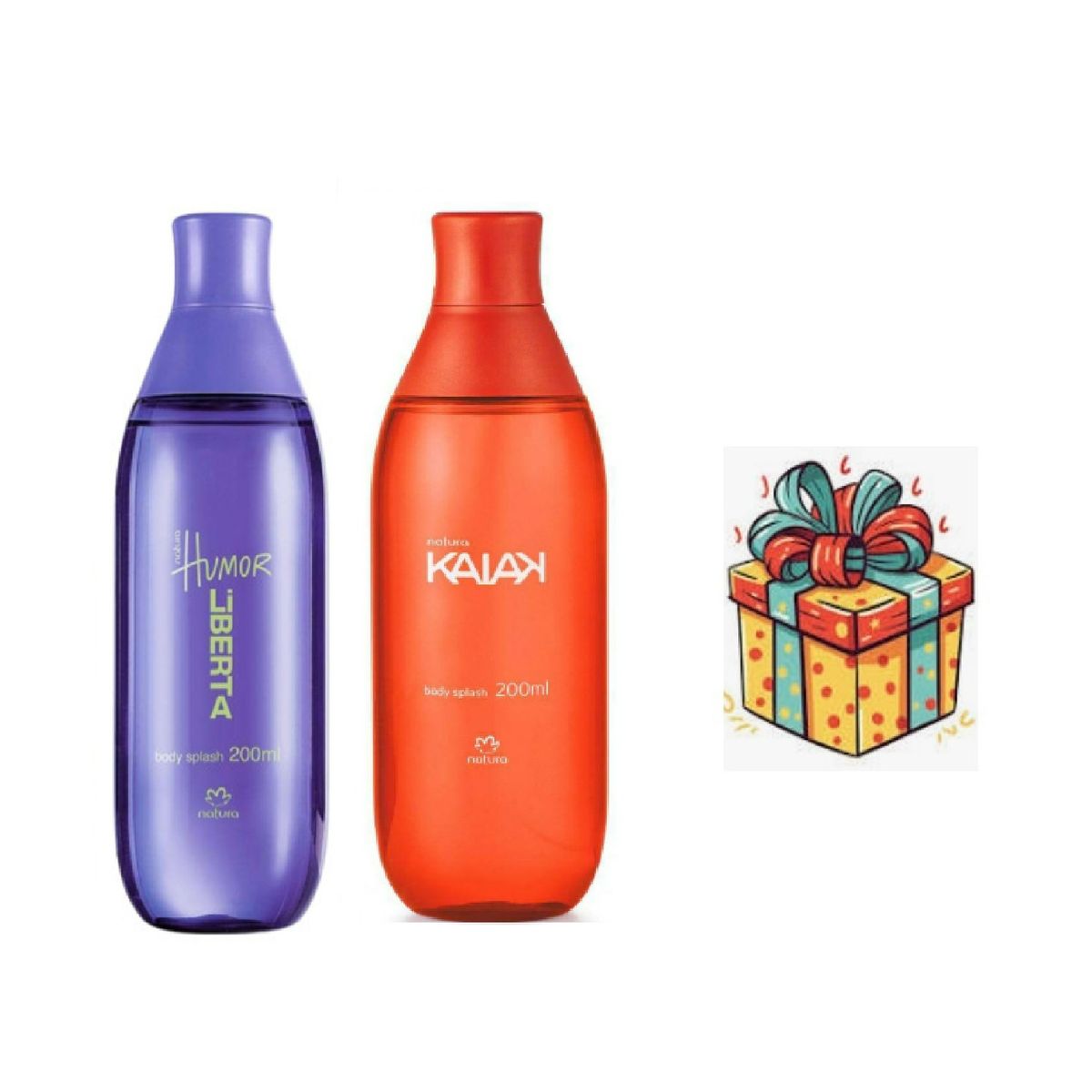 NATURA - Body splash humor liberta y kaiak 200ml Natura + regalo