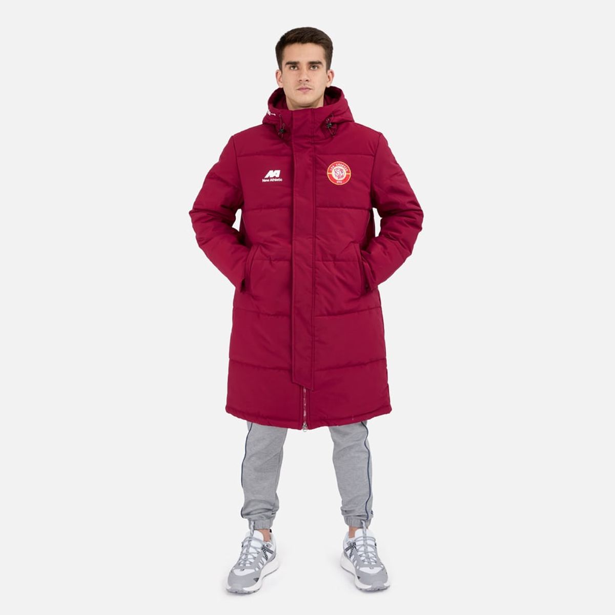 NEW ATHLETIC - Casaca New Athletic Chankas Guinda Hombre