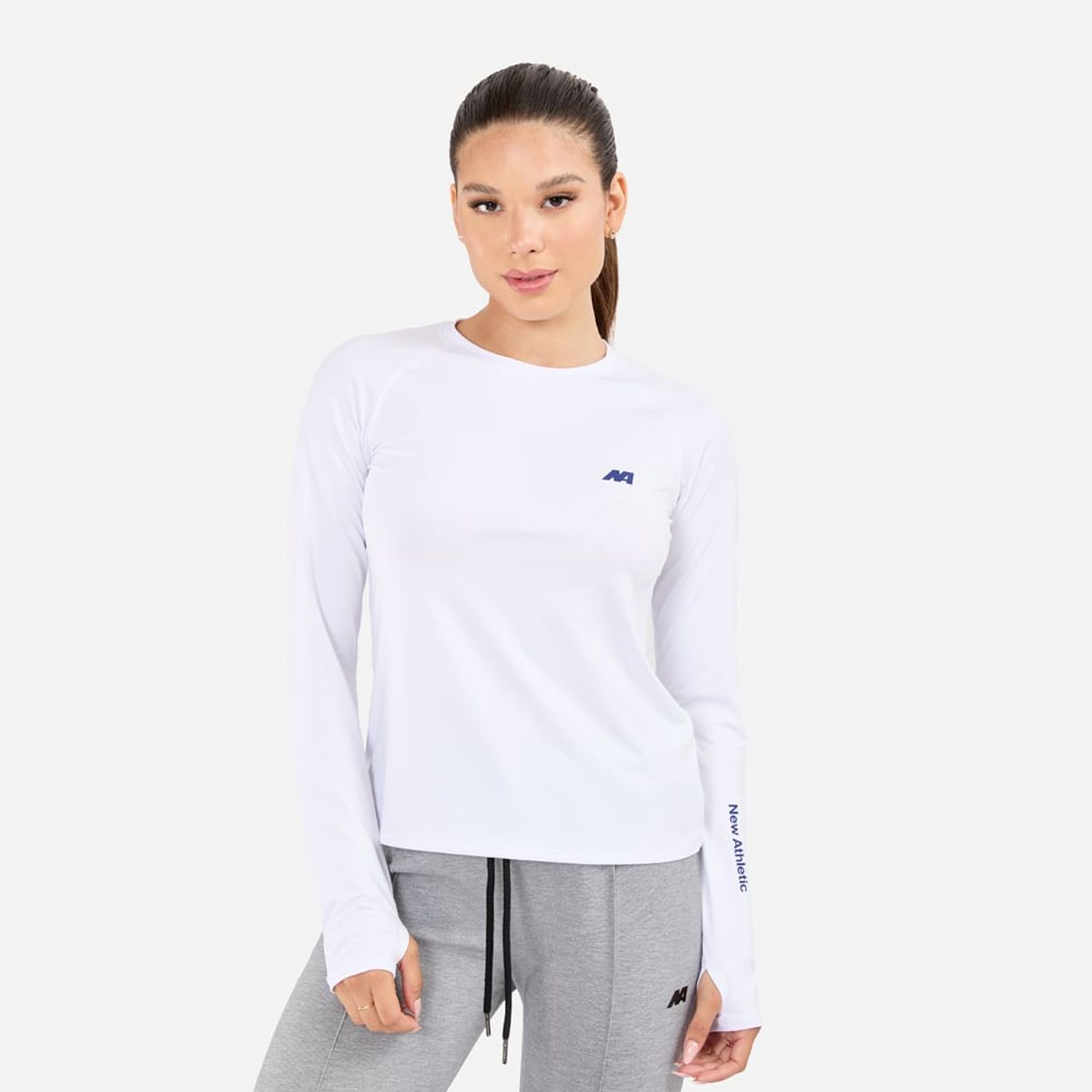 NEW ATHLETIC - Polo Ml New Athletic Angie Blanco Mujer
