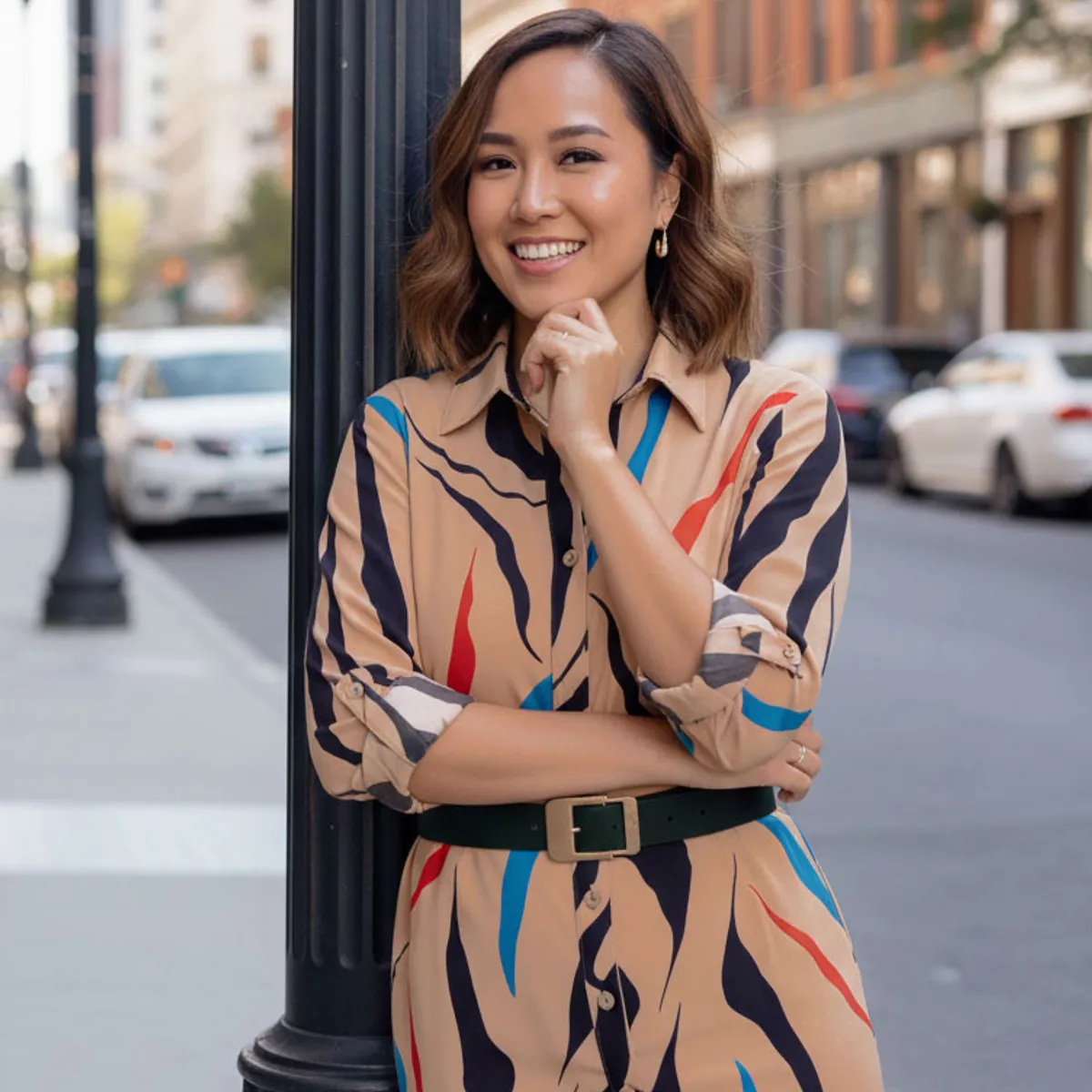 ARMA TU LOOK - VESTIDO MASSIEL CAMISERO LARGO MANGA LARGA SEDA FRANCESA ARMA TU LOOK