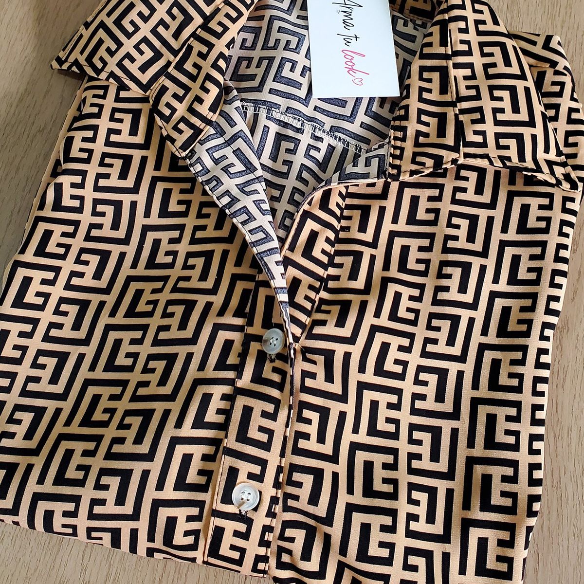 ARMA TU LOOK - VESTIDO MASSIEL CAMISERO LARGO MANGA LARGA SEDA FRANCESA ARMA TU LOOK