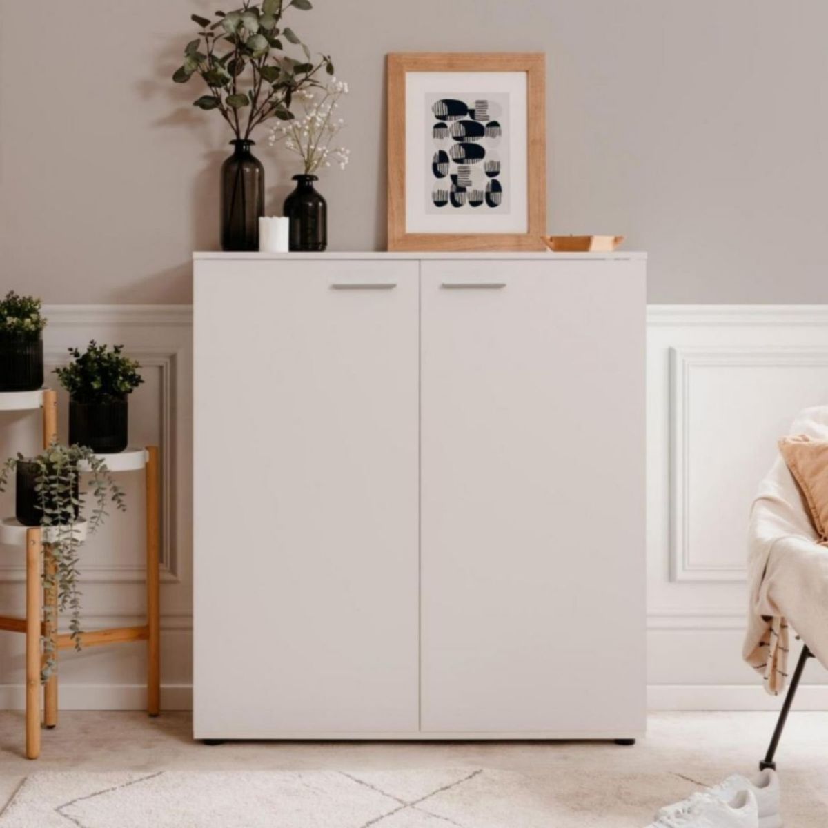 GENERICO - Zapatera Ginny Blanco Coricha Home