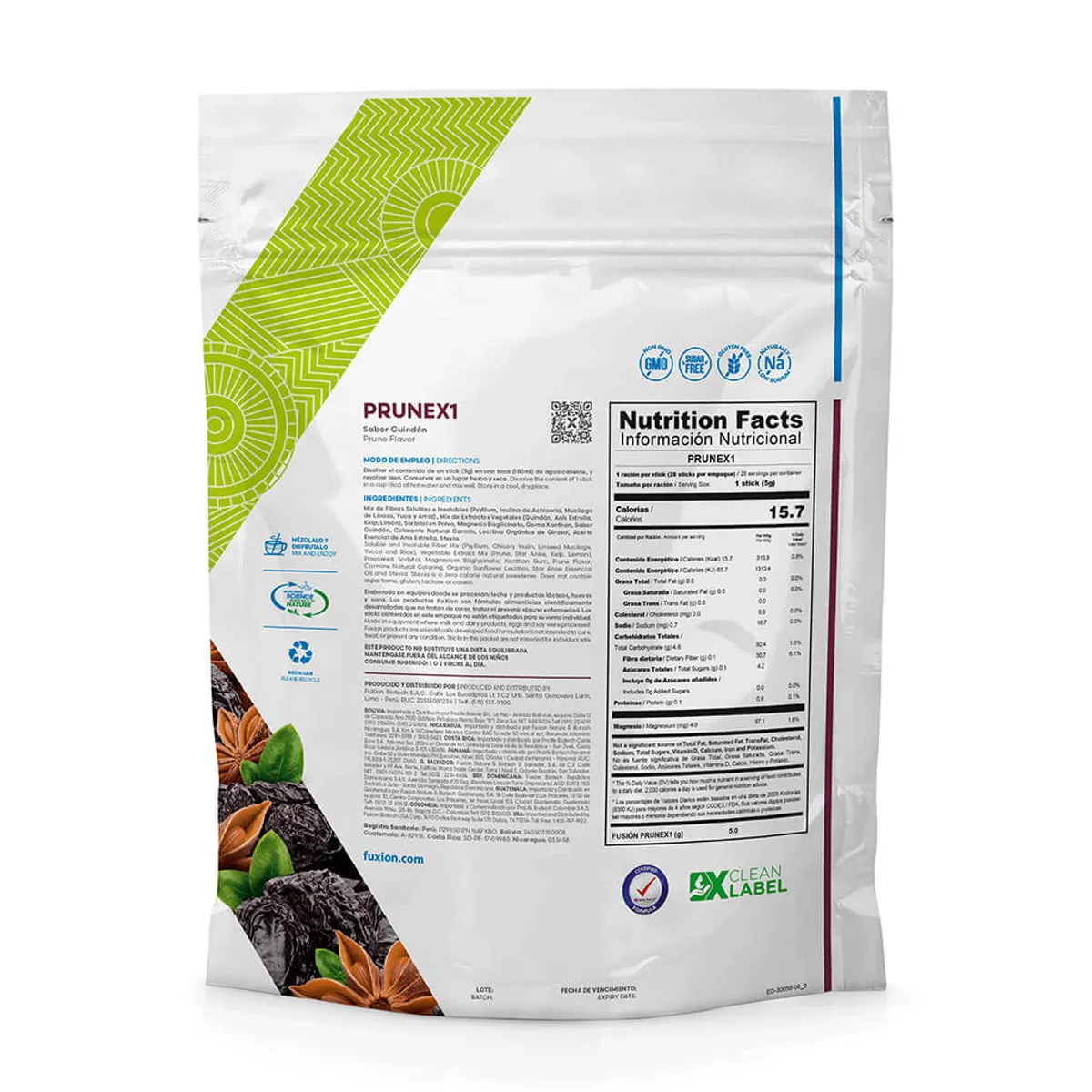 GENERICO - LIMPIADOR 28 UNIDADES PRUNEX FUXION