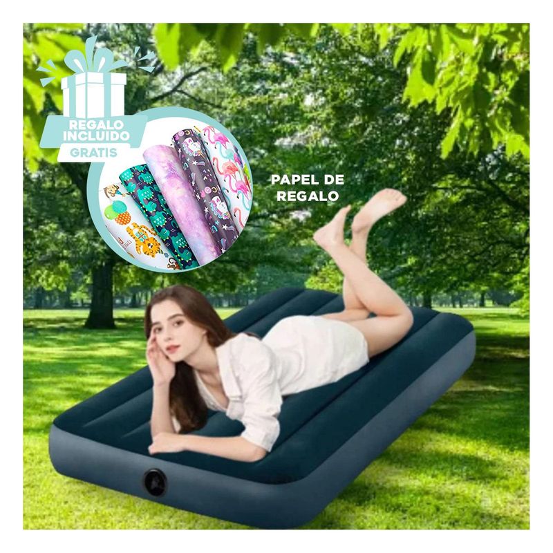 GENERICO - Pack3 Colchon Portatil para Acampadas 1 pz Y+Papel de Regalo