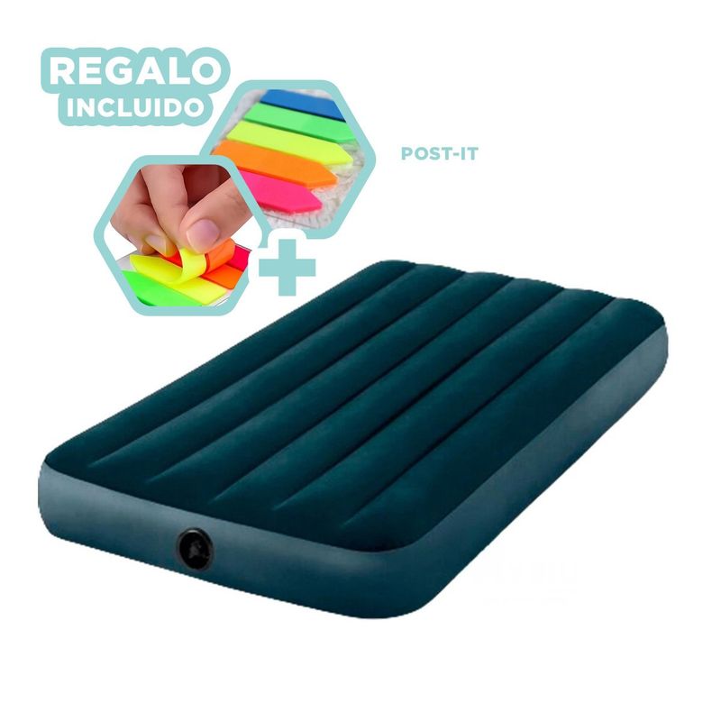 GENERICO - Pack3 Colchon Practico de 1 pz Y+Banderitas Adhesivas