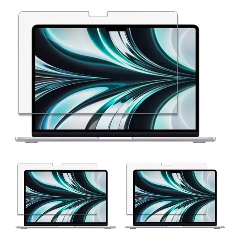 GENERICO - 02 Micas Protector Pantalla Para Macbook Air 13.6 M4 2025