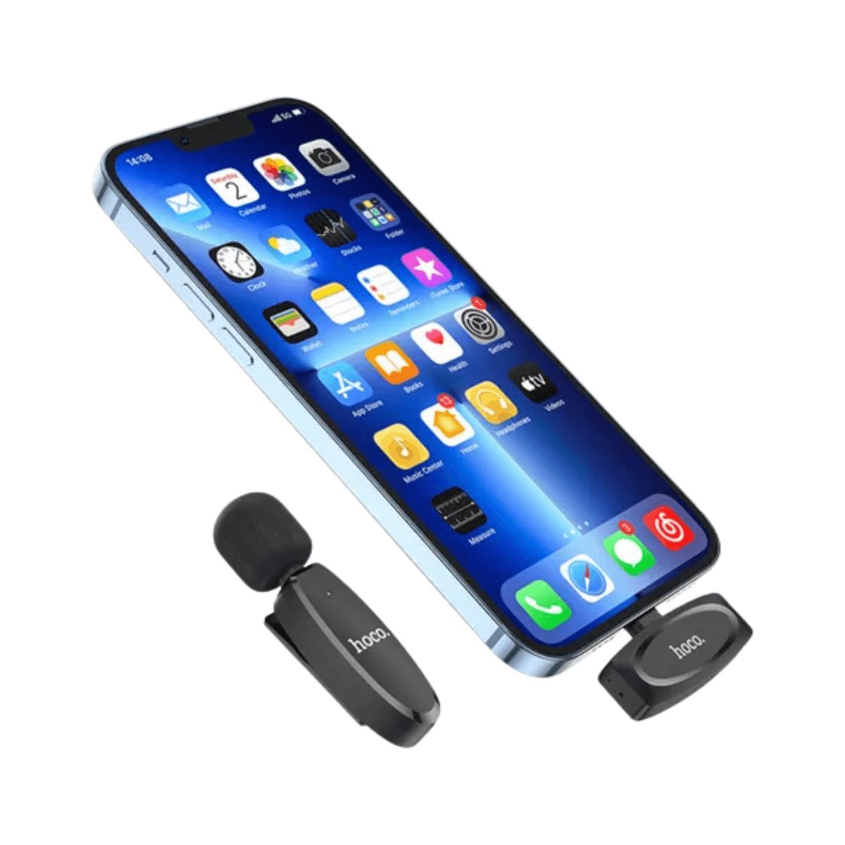 HOCO - Micrófono Inalámbrico HOCO para iPhone Sonido Perfecto