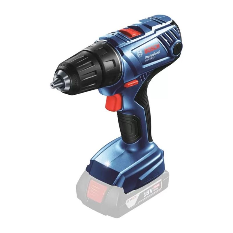 BOSCH - Taladro Atornillador 1/2" 18V 54Nm Baretool Bosch GSR 180-LI