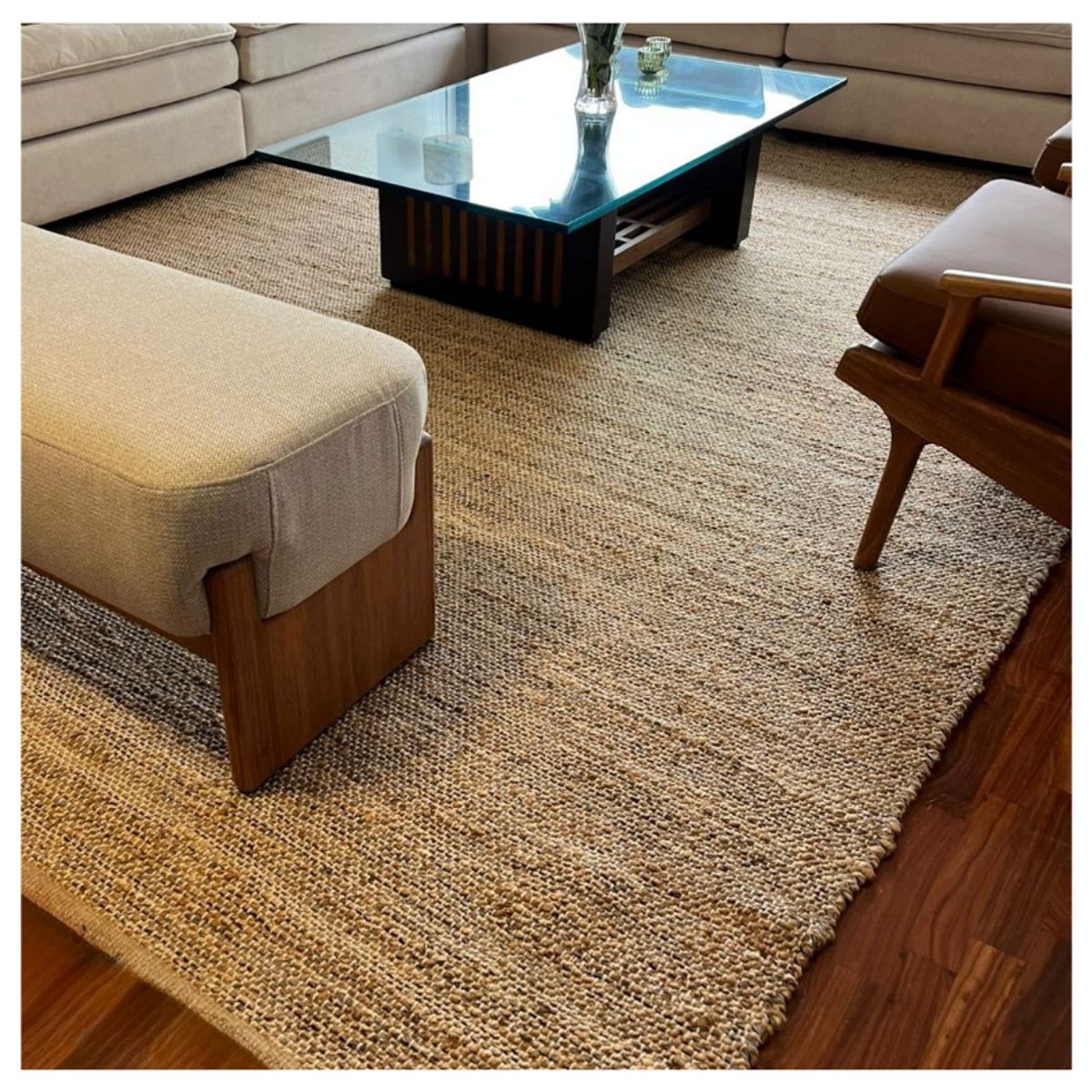 GENERICO - Alfombra Yute Decoghar Grey IC15187  280x365cm