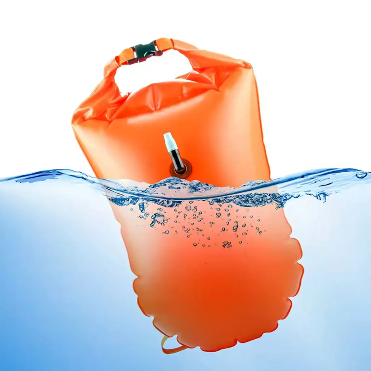 GRAVITAL - Boya para natación impermeable PVC salvavida porta accesorio