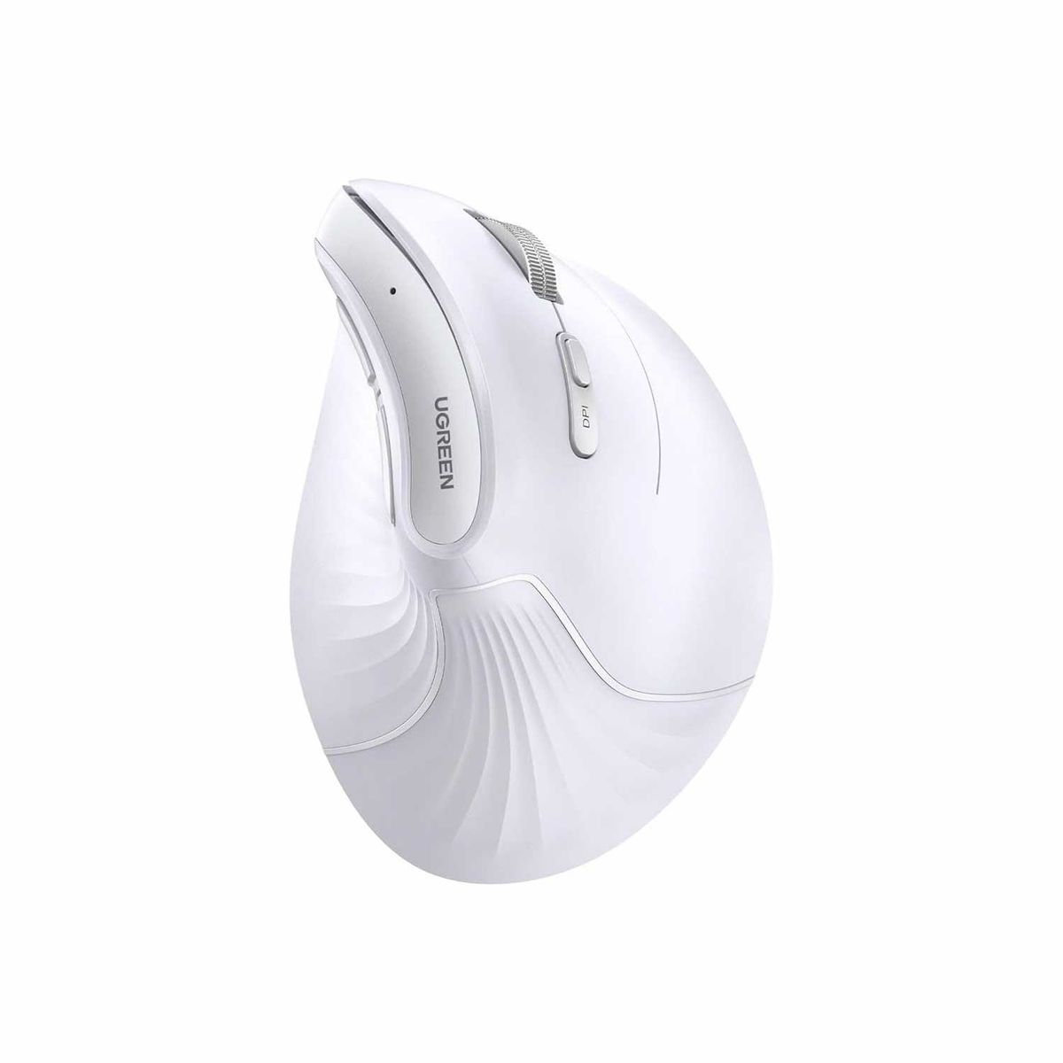 UGREEN - Mouse UGREEN Wireless 2.4 GHz & BT Vertical 5Buttons MU008 White 45759