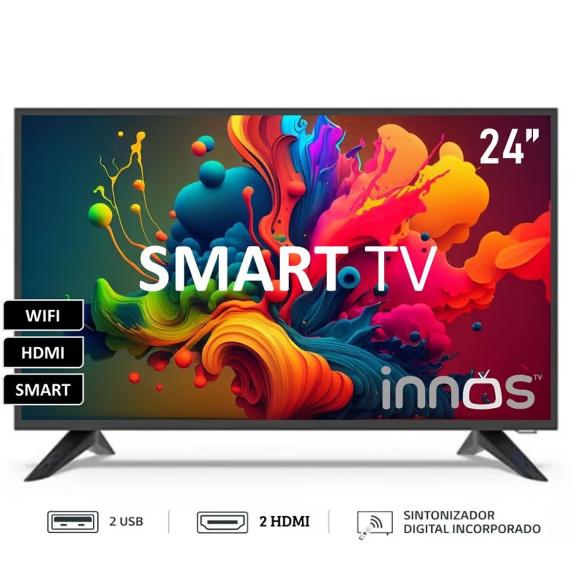 GENERICO - Televisor INNOS 24 LED HD Smart TV S2401KU