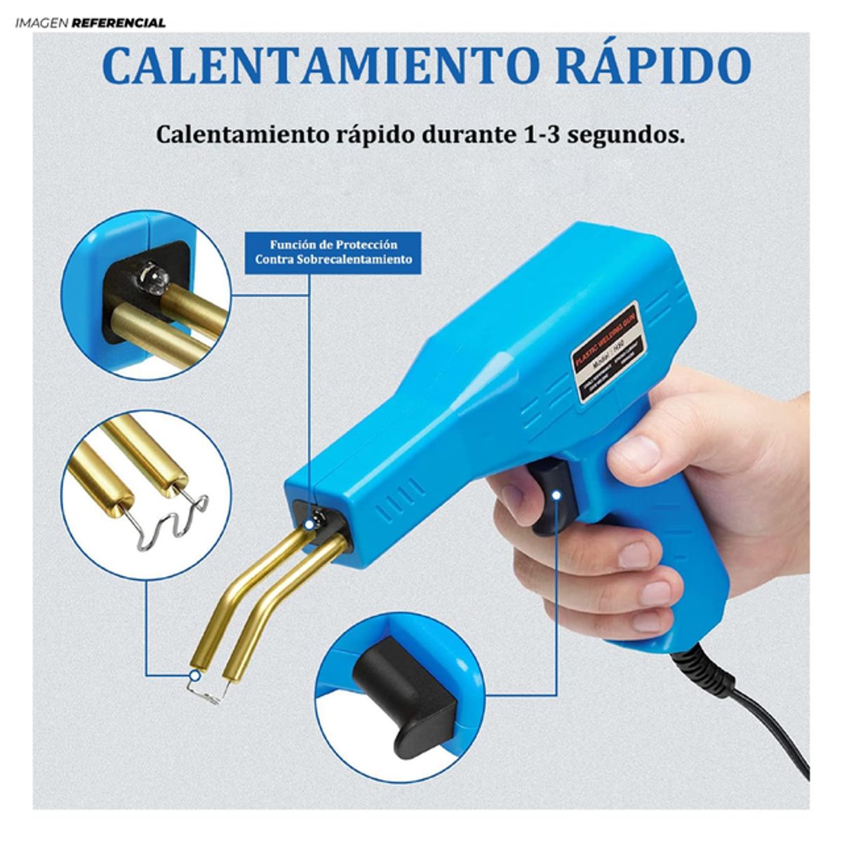 GENERICO - Pistola de Soldar Soldadura para todo tipo de plástico de 50W