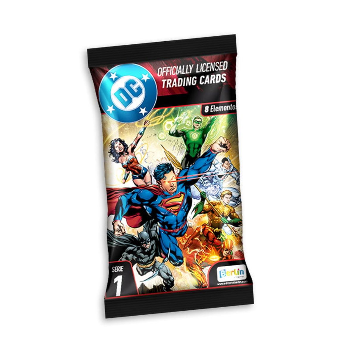 EDITORIAL BERLIN - CARDS DC SERIE 1 PAQUETON 25 SOBRES