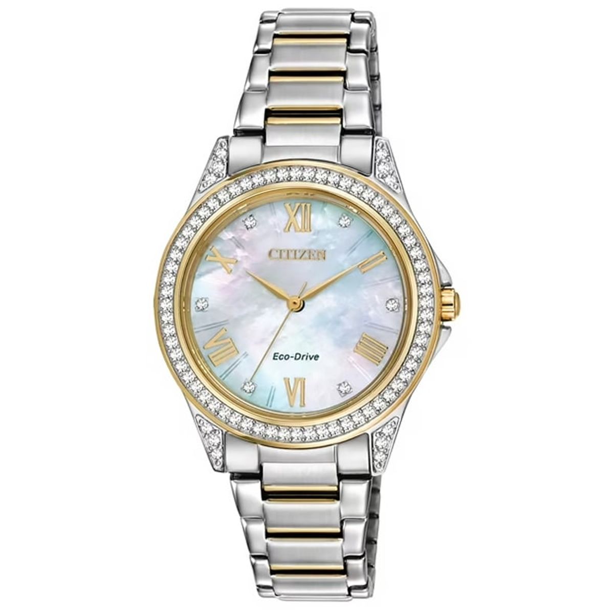 CITIZEN - Citizen Reloj Cristal Swarovski Eco-Drive Acero Inox EM023459D