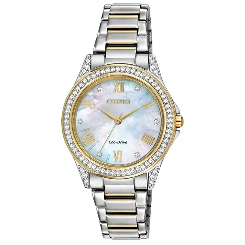 CITIZEN - Citizen Reloj Cristal Swarovski Eco-Drive Acero Inox EM023459D
