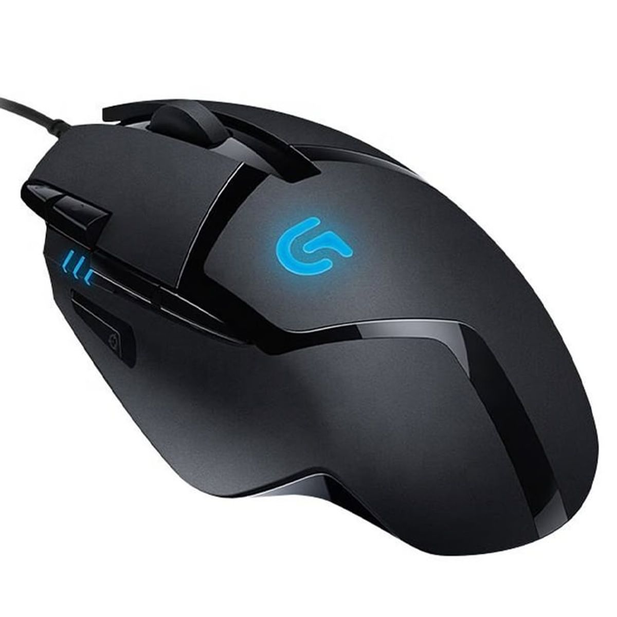 LOGITECH - Mouse Gamer Logitech G402 Ratón  -Negro y Mousepad