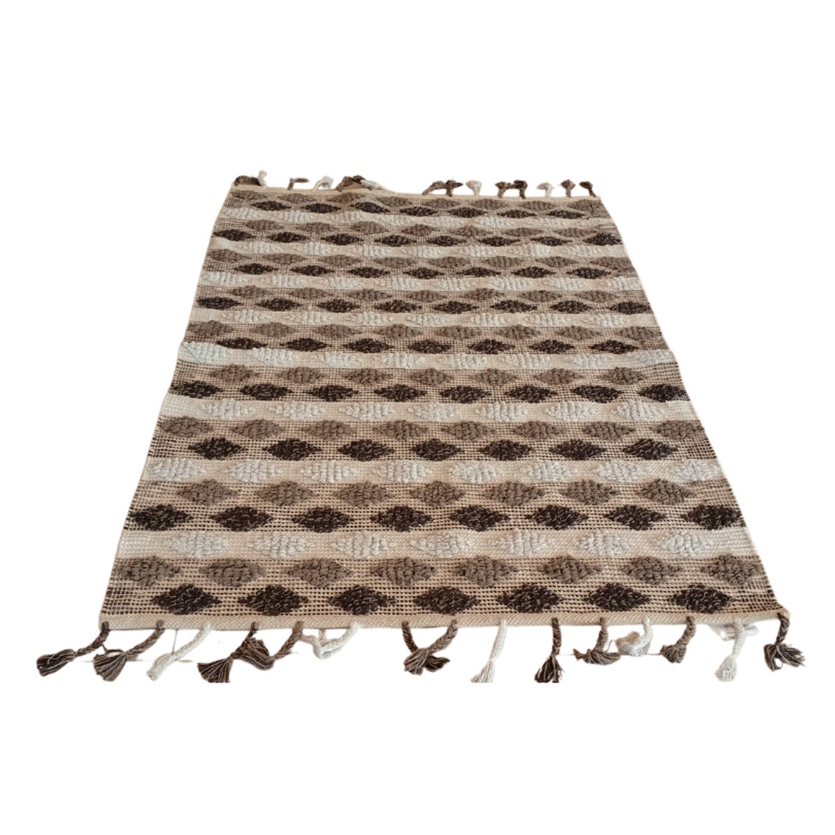 GENERICO - Alfombra Decoghar Diamond Brown IC 17762 150x210cm