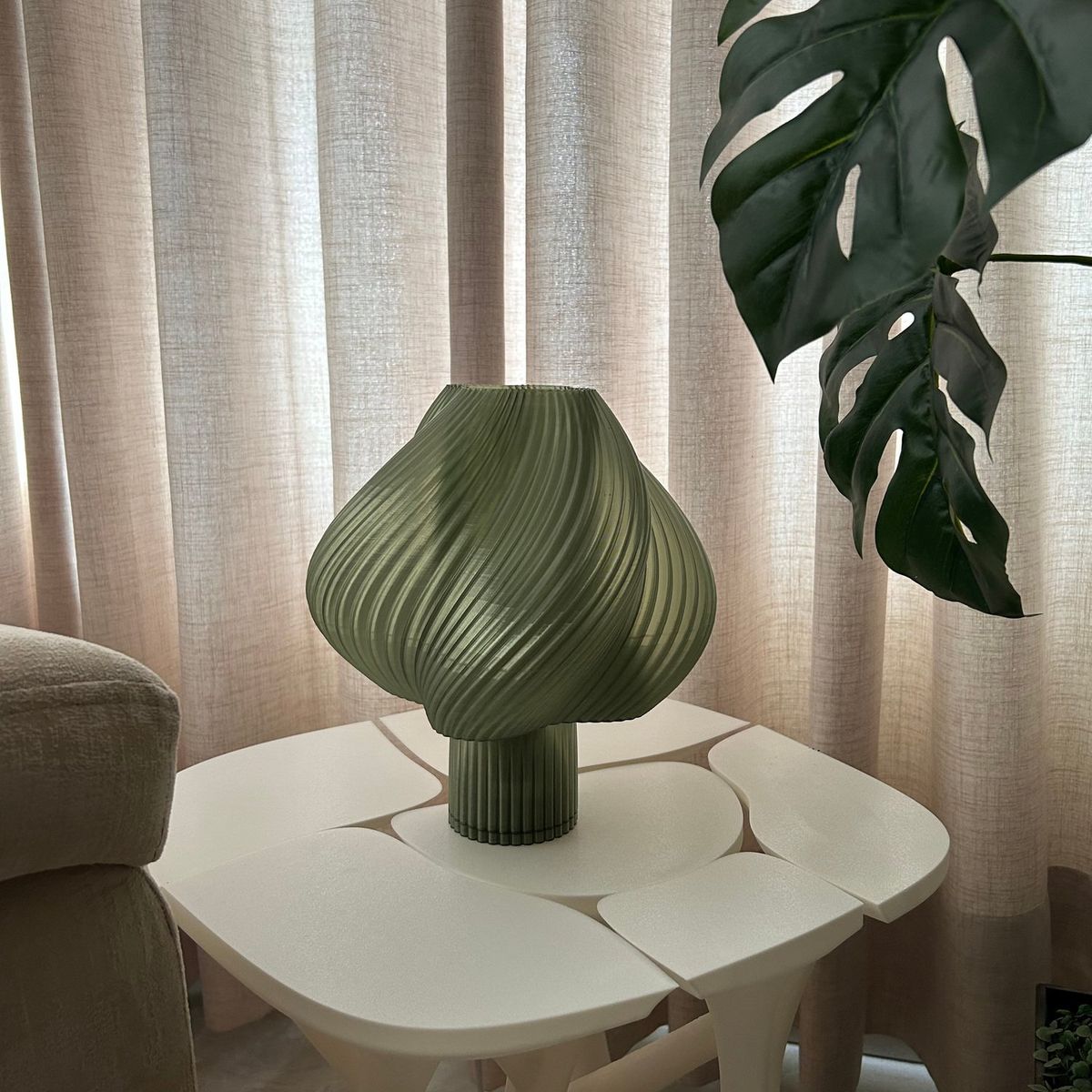 GENERICO - Lámpara SugarLush de impresión 3D Verde