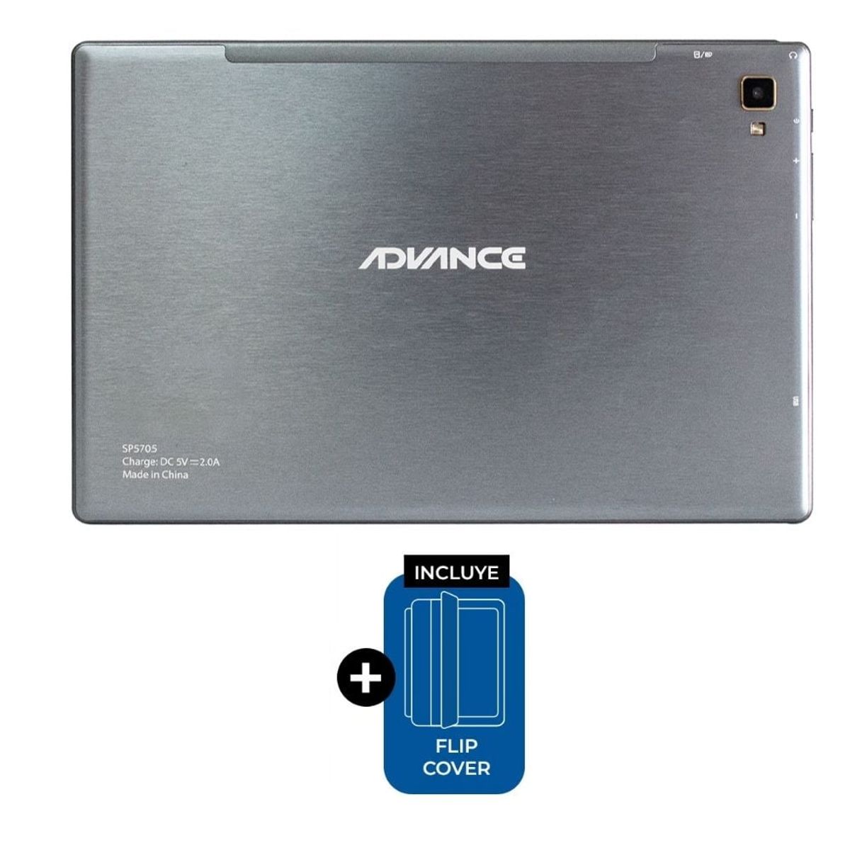 ADVANCE - Tablet Advance SmartPad SP5705, 10.1 pulg. IPS 64GB, 2GB RAM, 4G LTE