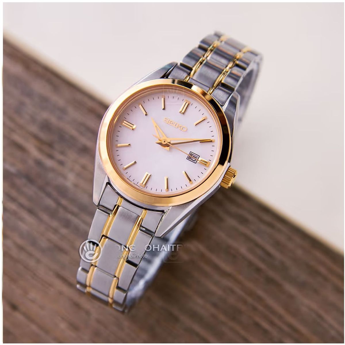 SEIKO - SEIKO Reloj Mujer Essentials Coleccion Acero inox Japones SUR636