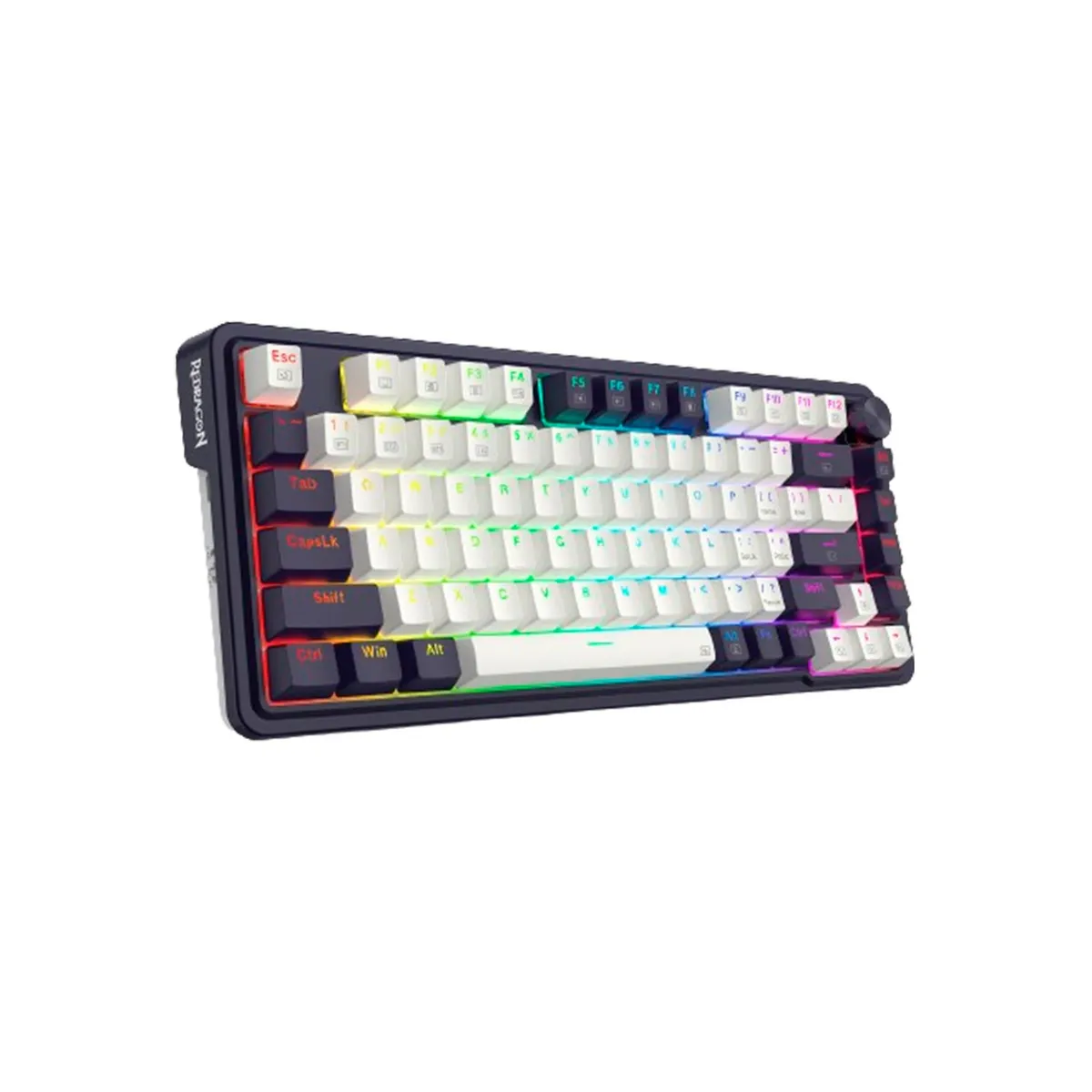 REDRAGON - Teclado Gamer Redragon Ucal Pro Rgb Wireless Sp K673Wb WhiteBlack