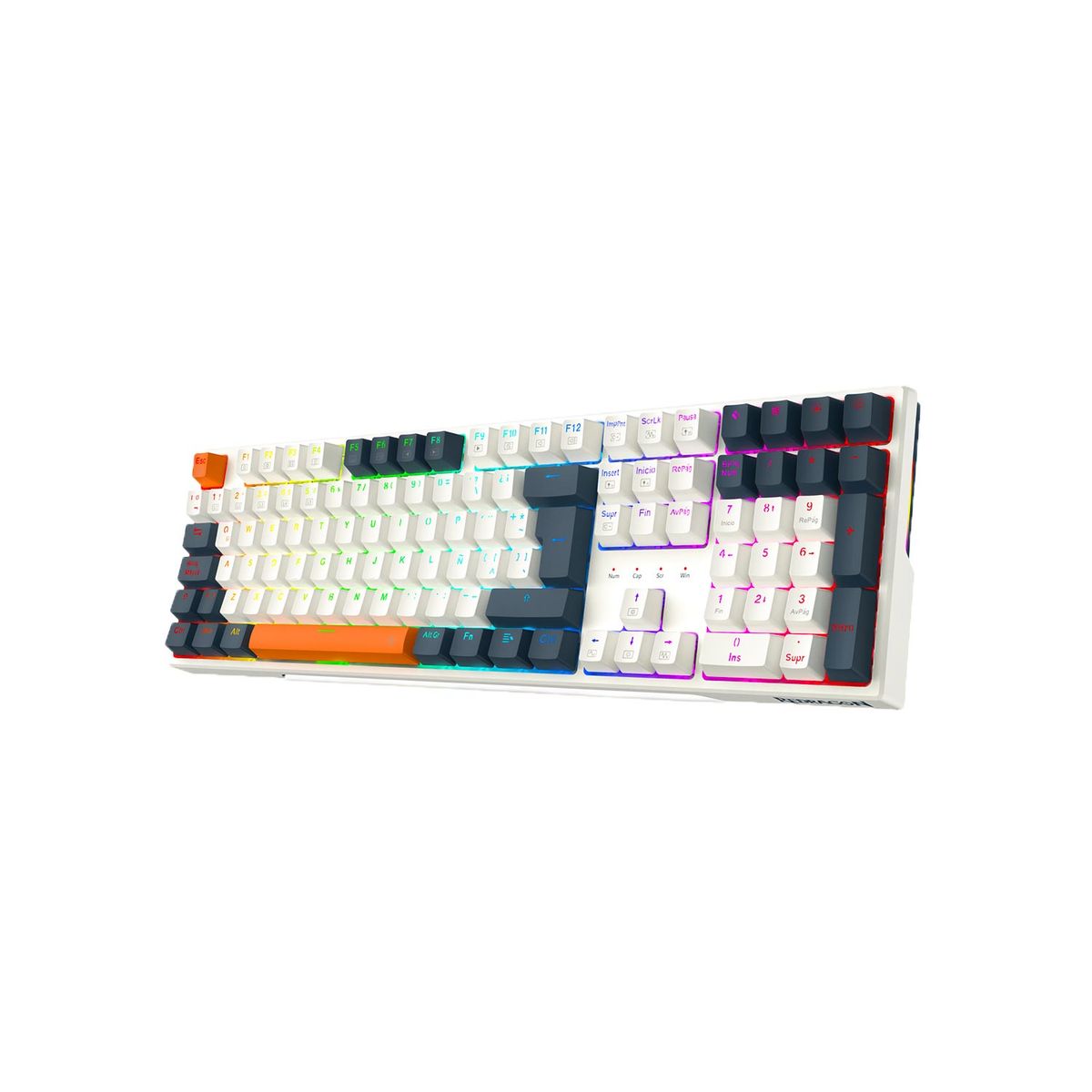 REDRAGON - Teclado Gamer Redragon Trundle K668Wbo Rgb Spanish