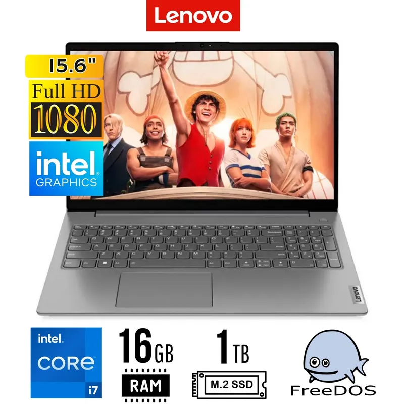 LENOVO - LAPTOP Lenovo V15 G4 IRU156 FHD TN Core i7-1355U 16GB 1TB SSD FREEDOS