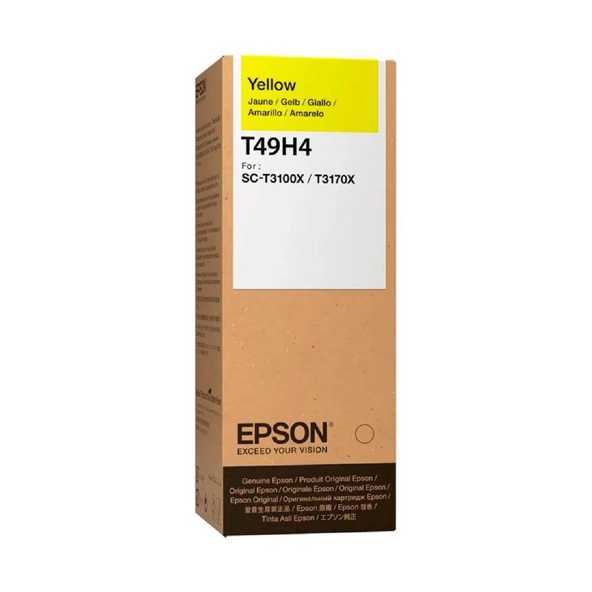 EPSON - Botella de tinta Epson T49H400 en color amarillo