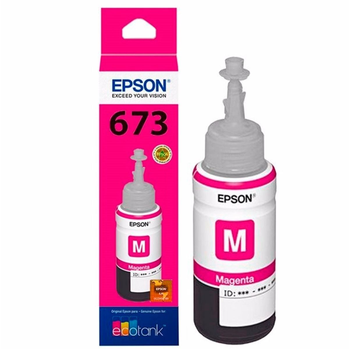 EPSON - Botella de tinta Epson T673320-AL en color magenta