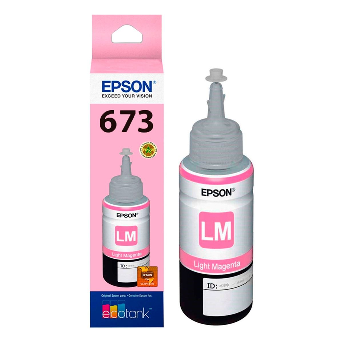 EPSON - Botella de tinta Epson T673620-AL en color magenta