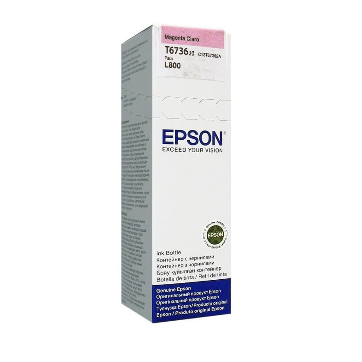 EPSON - Botella de tinta Epson T673620-AL en color magenta