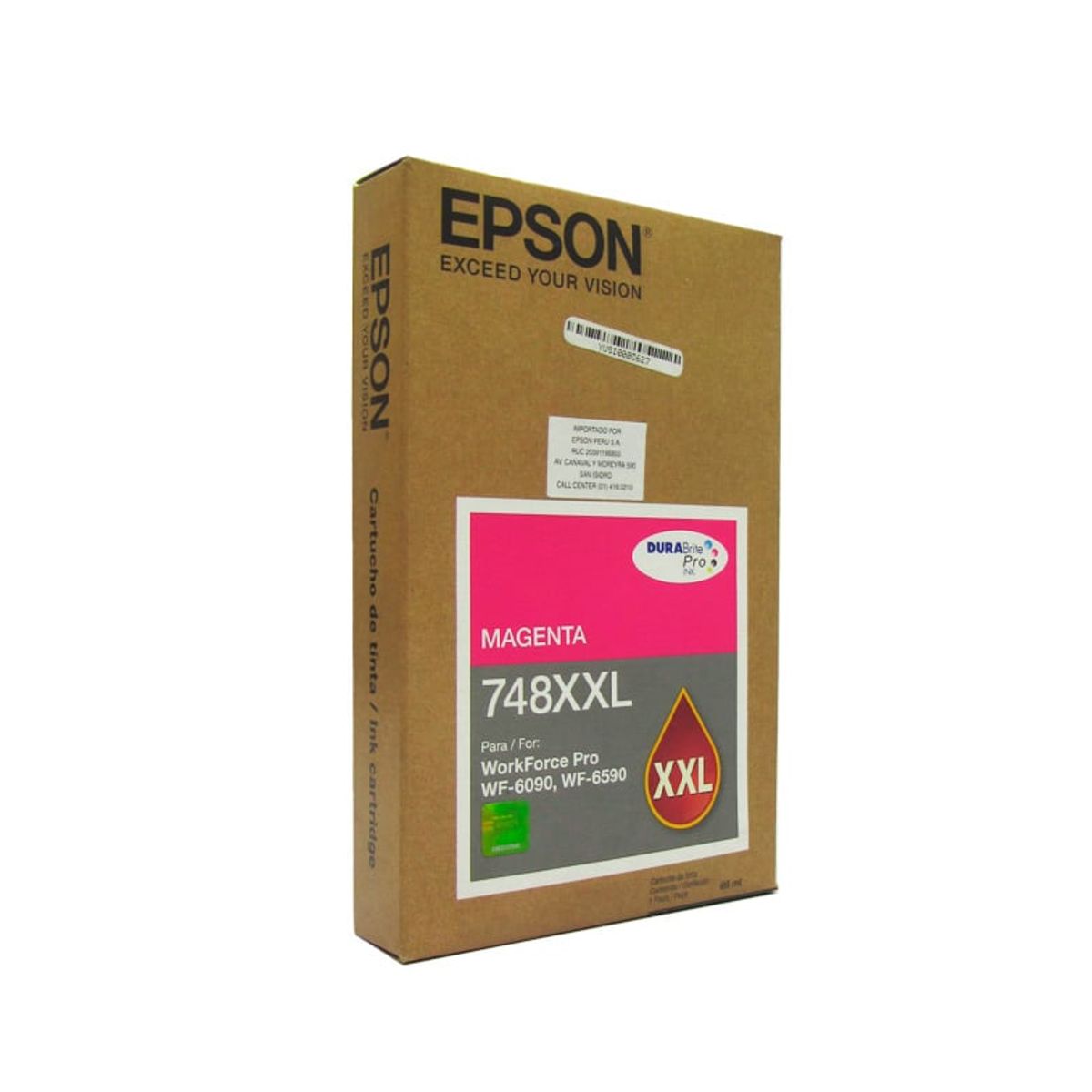EPSON - Cartucho de tinta Epson T748XXL320-AL en color magenta