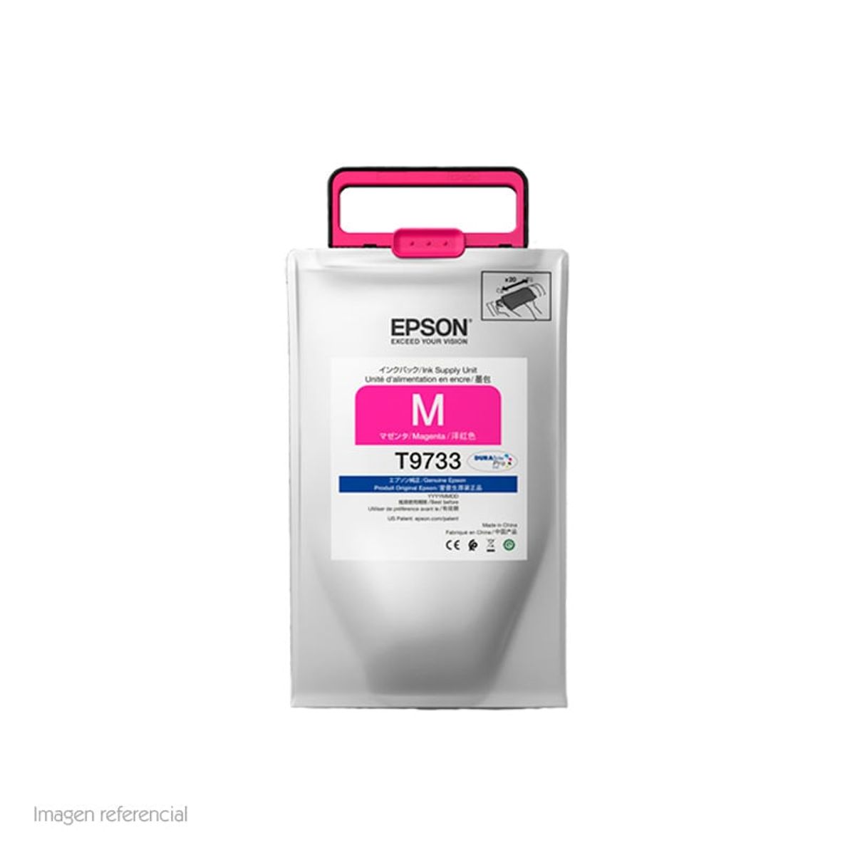 EPSON - Bolsa de tinta EPSON T973320 color magenta