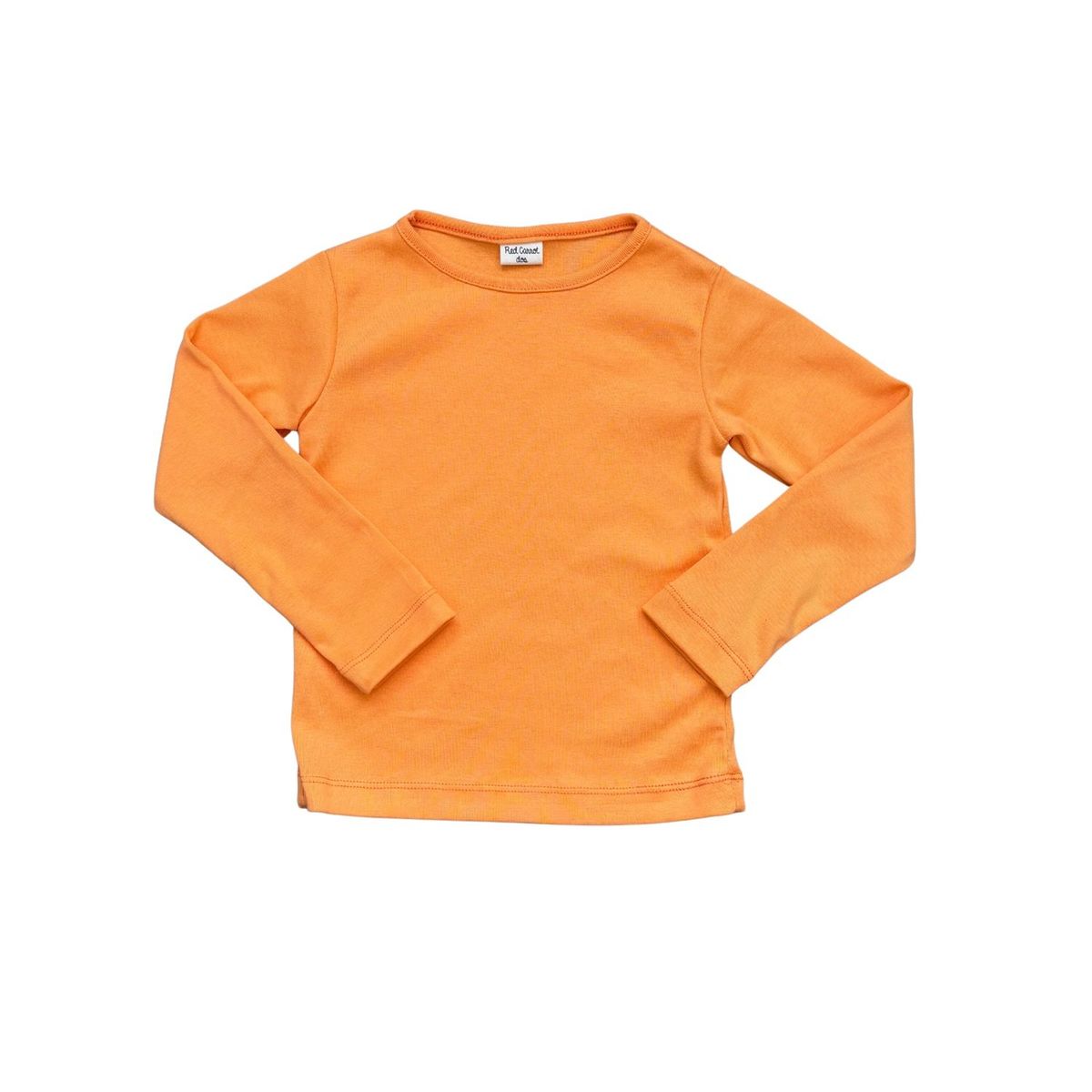 RED CARROT - Polo color anaranjado algodon rib