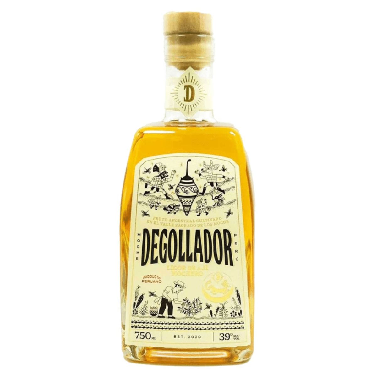 GENERICO - Licor de Ají Mochero DEGOLLADOR Botella 750 ml