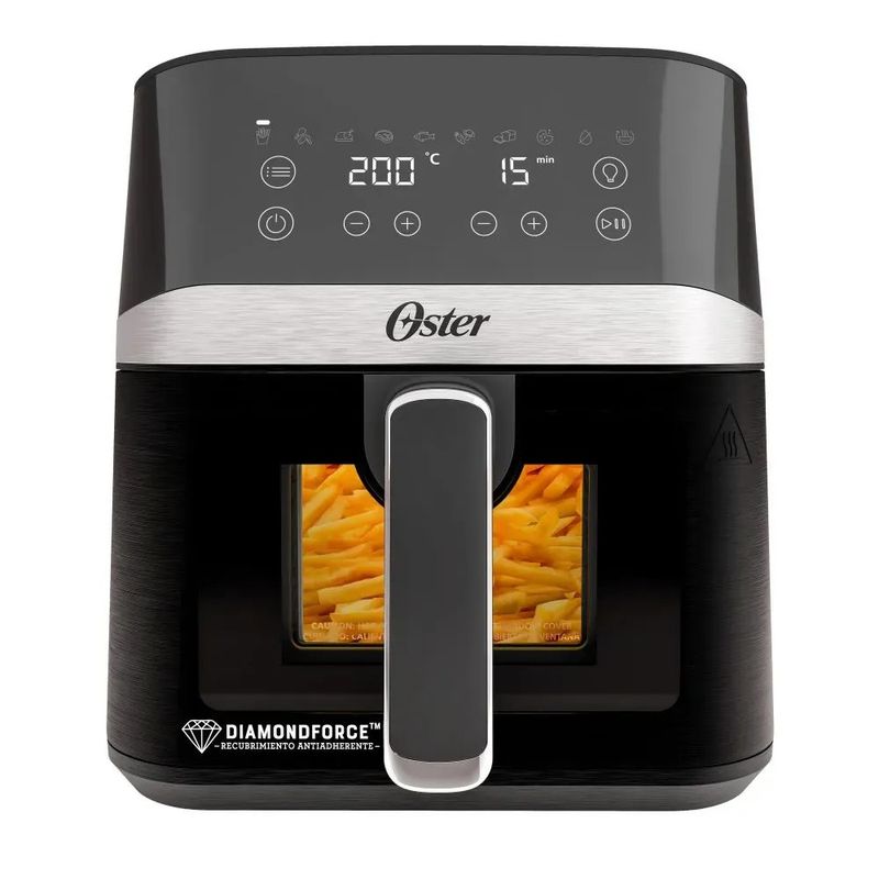 OSTER - Freidora de aire Oster 4 LT DiamondForce - CKSTAF40WDDF-053