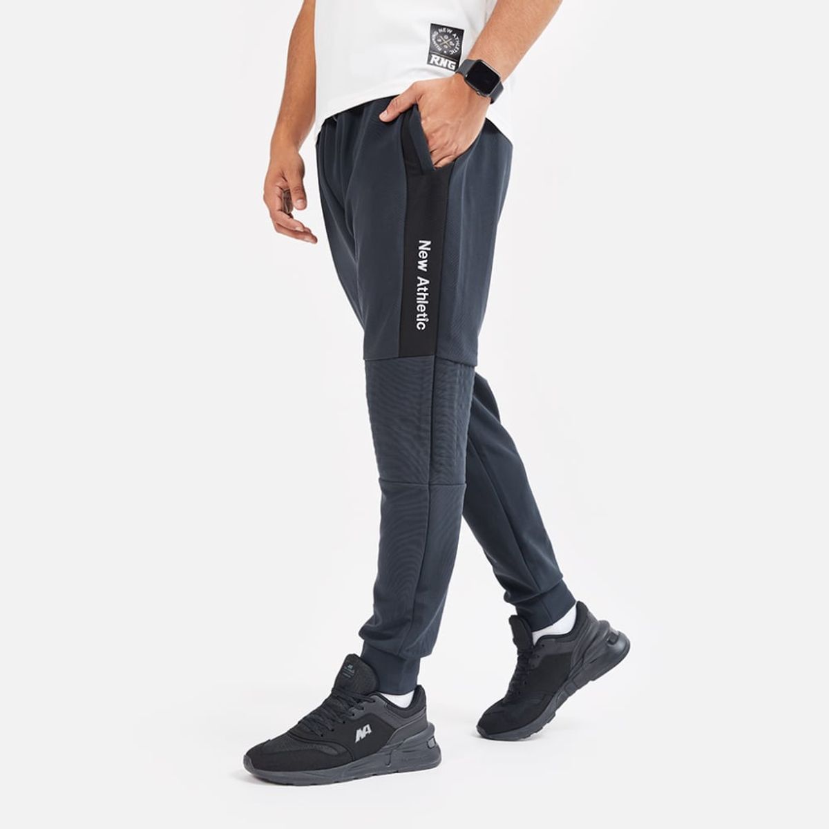 NEW ATHLETIC - Jogger New Athletic James Gris Oscuro Hombre