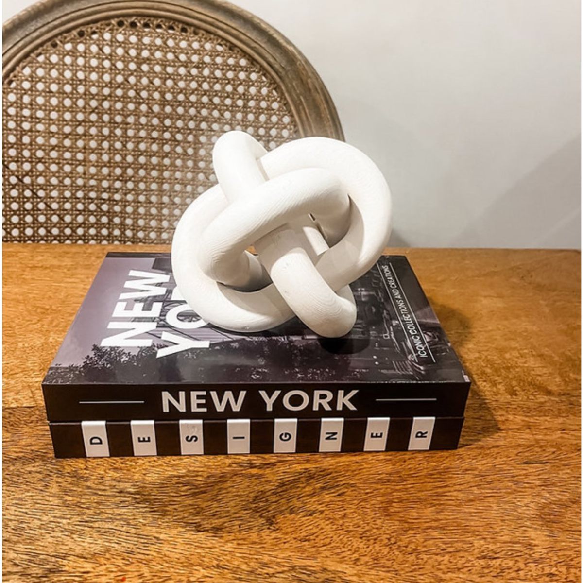 GENERICO - Arte Nudo de madera Wood off white L