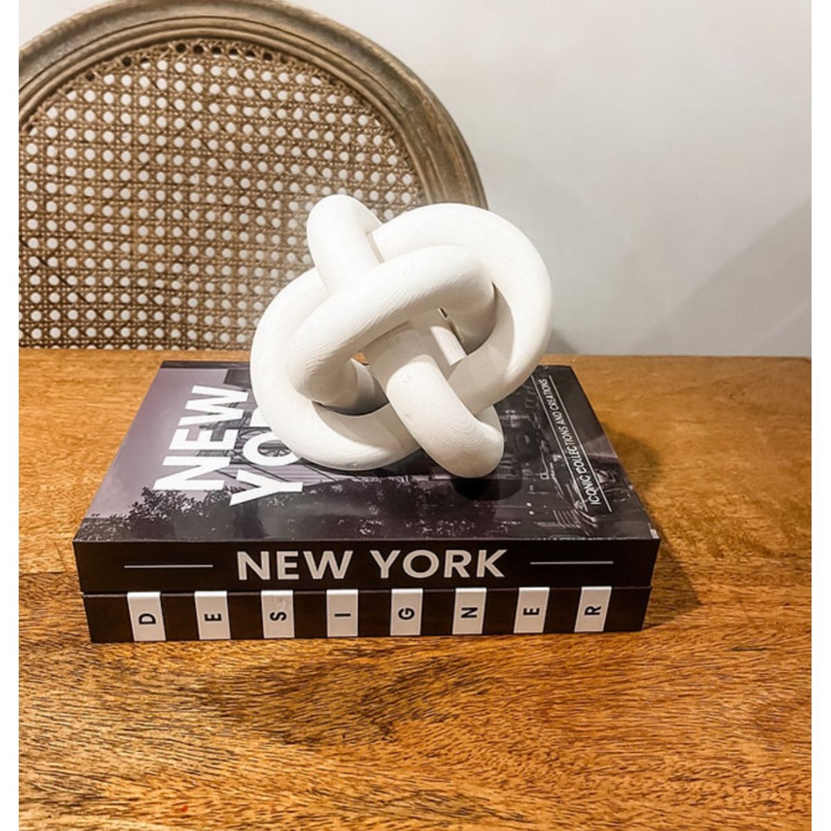 GENERICO - Arte Nudo de madera Wood off white L