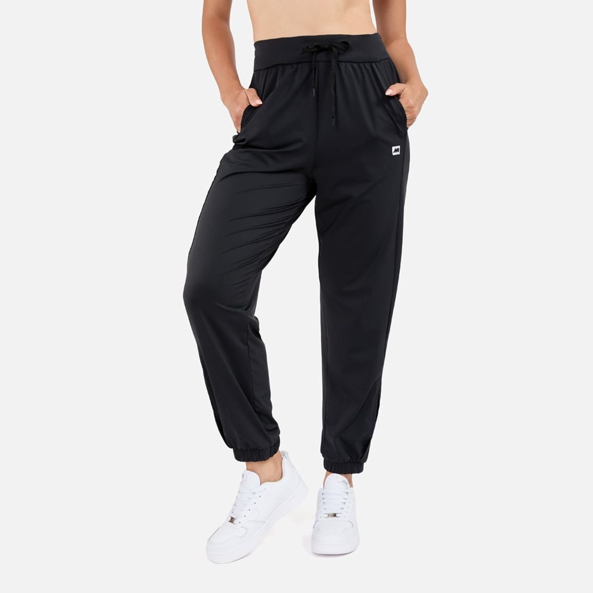 NEW ATHLETIC - Jogger New Athletic Flaps Negro Mujer