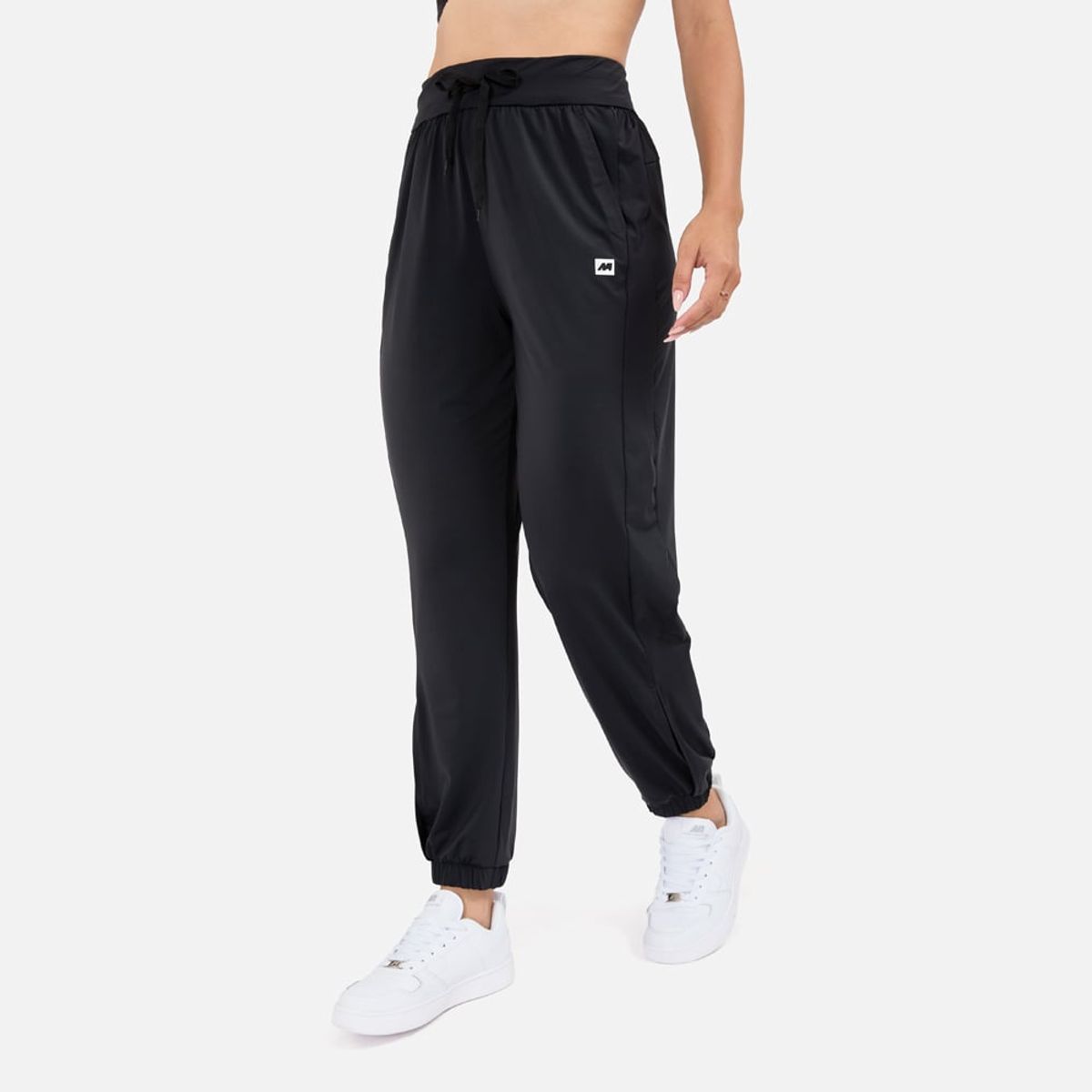 NEW ATHLETIC - Jogger New Athletic Flaps Negro Mujer
