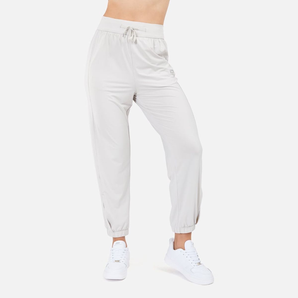 NEW ATHLETIC - Jogger New Athletic Flaps Gris Claro Mujer