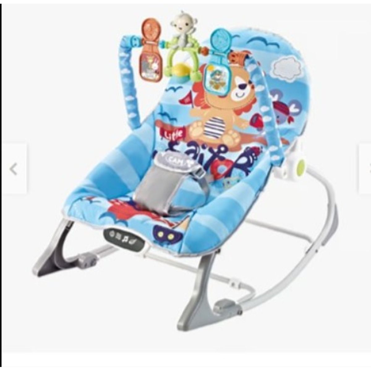 GENERICO - Silla Mecedora Musical con Vibrador Blue