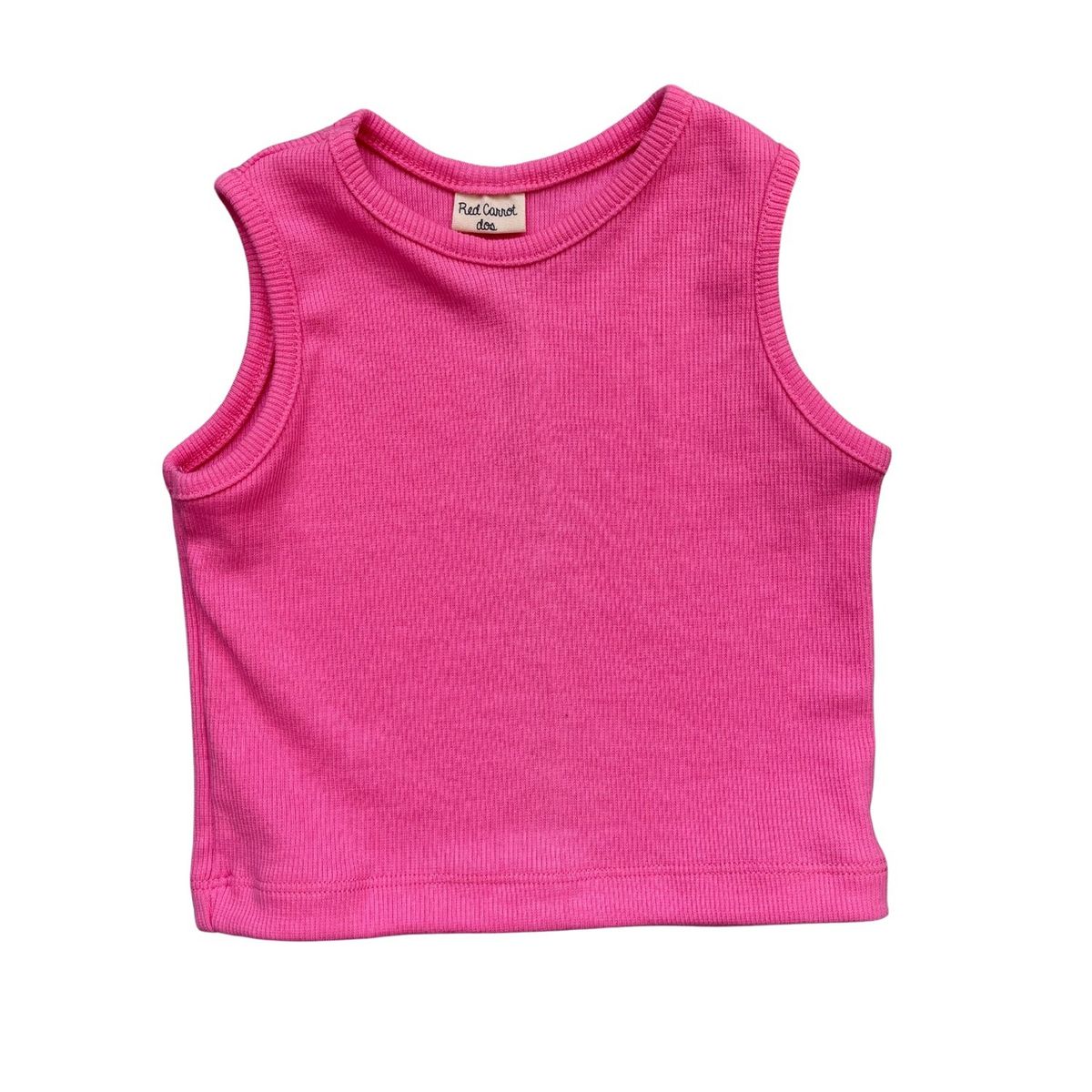 RED CARROT - Top de algodon color rosa