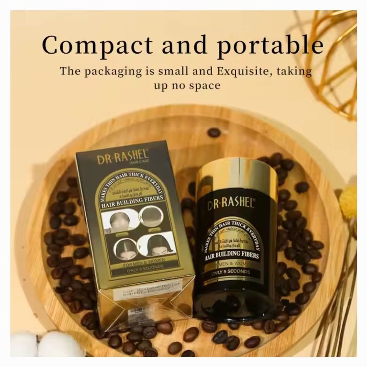 GENERICO - Fibra capilar Aspecto más Natural DR Rashel - Castaño