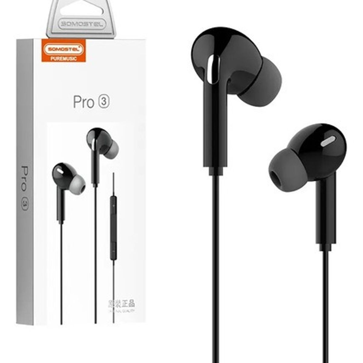 GENERICO - AURICULAR PRO 3  ENTRADA  TIPO C , CALIDAD A1